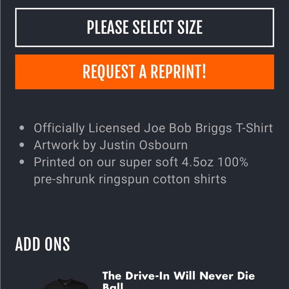 Fright Rags (M) MONSTERVISION with JOE BOB BRIGGS! - Picture 6 of 6